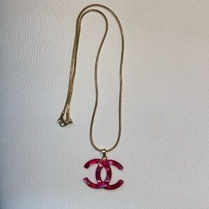 Cc Charm With Unbranded Stainless Steel Chain Preowned